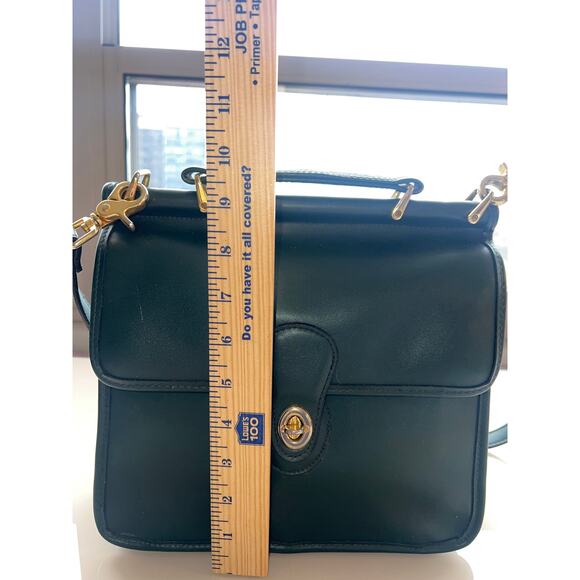 Green Real Leather Purse with Detachable Straps – Excellent Condition Willis - Picture 7 of 16